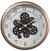 3D Digital Vintage Gear Wall Clock
